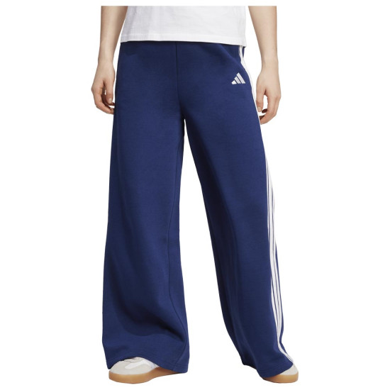 Adidas Γυναικείο παντελόνι φόρμας Essentials 3-Stripes Fleece Wide Pants
